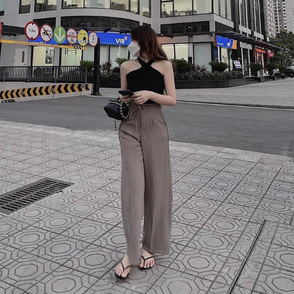 Sét Áo Cổ Yếm + Quần