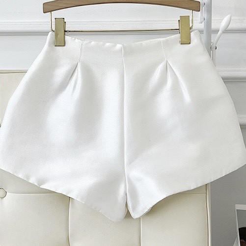 Quần Short Taffta Xếp Ly Cao Cấp